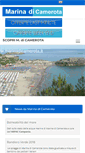 Mobile Screenshot of marinadicamerota.it